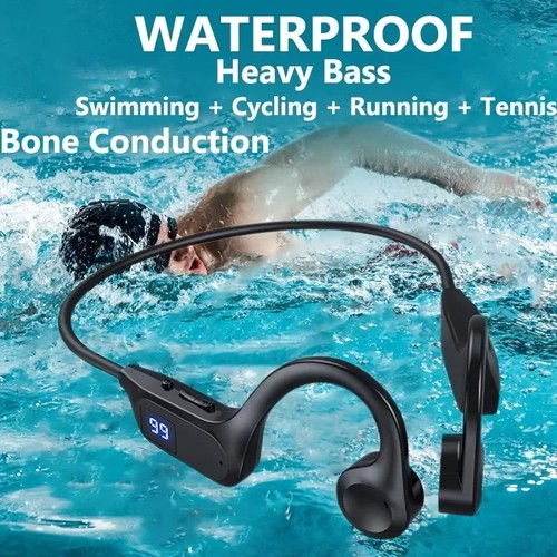 Bluetooth 5.3 Bone Conduction Headphones Wireless Outdoor Sport Headset Earbuds