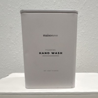 maisonovo Foaming Hand Wash Tablets, White, Unisex, Rectangular, 12 Pack