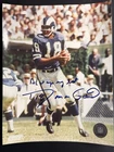 Roman Gabriel Autographed LA Rams 8x10 Photo My cOA Hand Signed