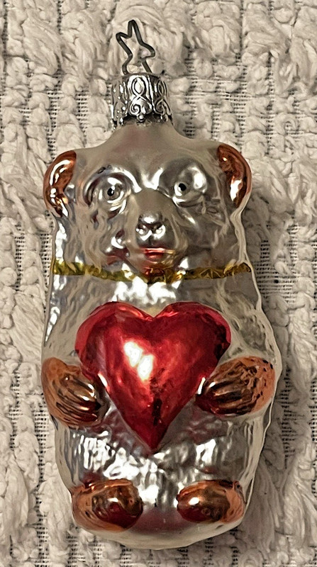 Vintage Love Bear with Heart Germany 4" Tall