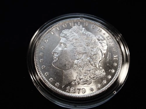 1879 S MORGAN SILVER DOLLAR MS BU FROSTY PL