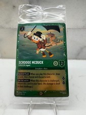 Disney Lorcana Scrooge McDuck - S.H.U.S.H. Agent 36 Glimmerfoil Promo