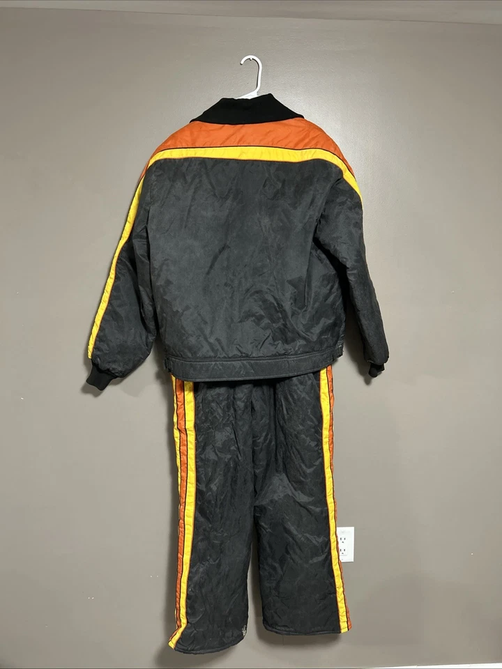 Vintage Bombardier Ski Doo Snowmobile Set Men’s Everest Size W38 - Image 3 of 4