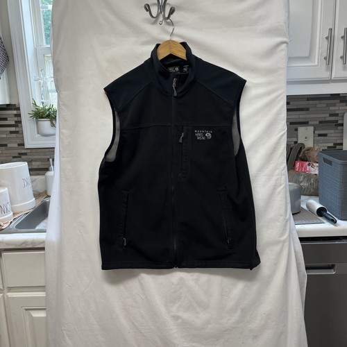 Mountain Hardware Men’s Large Fleece Vest Back Phone Pocket 896714 - Picture 3 of 9