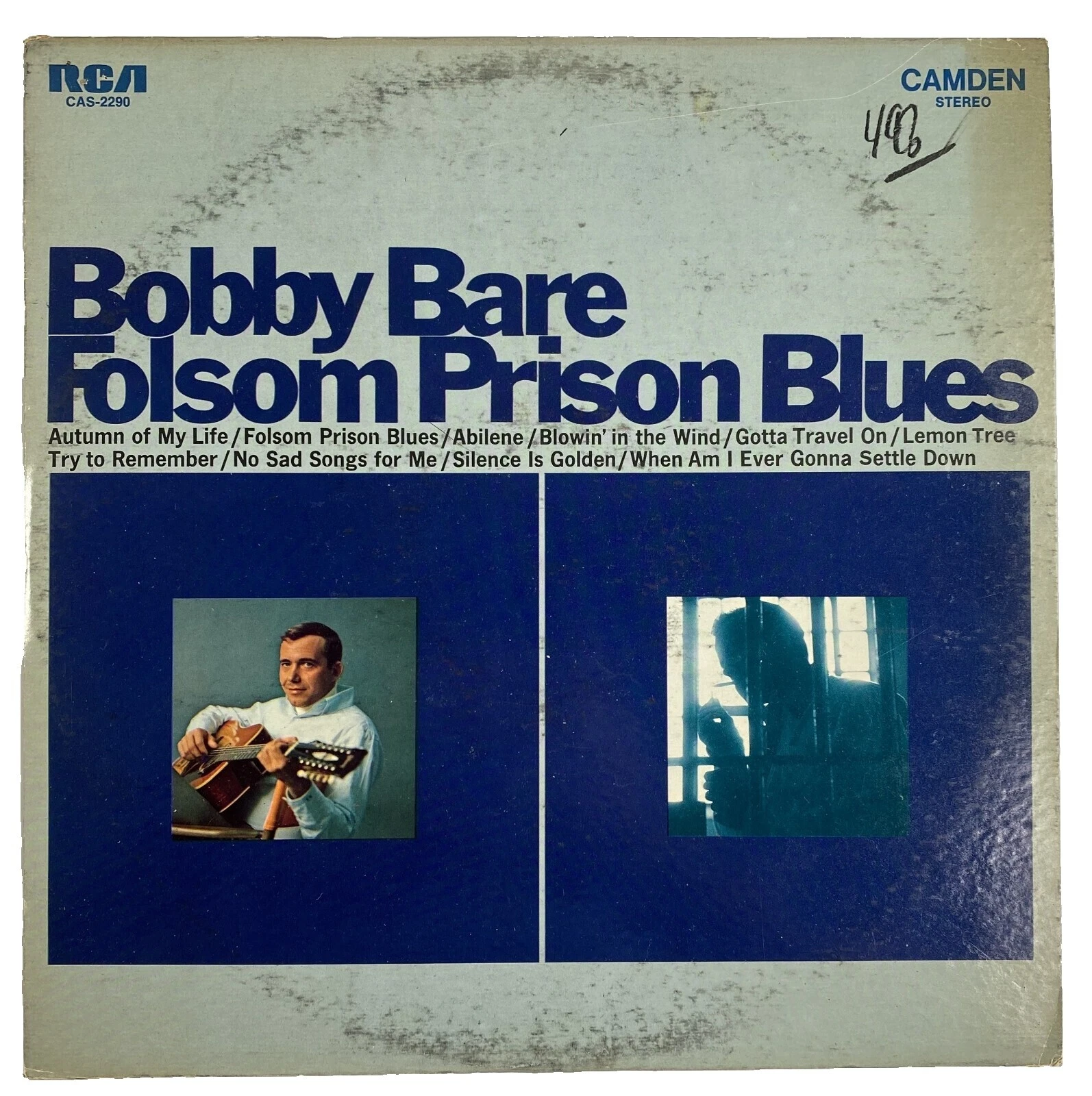 Very Good (VG) Grading Vinyl Records Bobby Bare