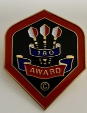 DARTS 180 REWARD HAT/LAPEL PIN NEW 