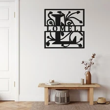 Family Name Sign For Wall Metal Wall Art, Metal Wall Decor, Home Decor Wall Art