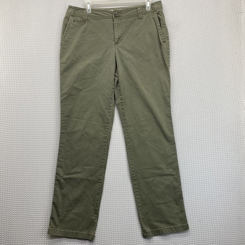 St Johns Bay Womens Pants sz 12 Khaki 
