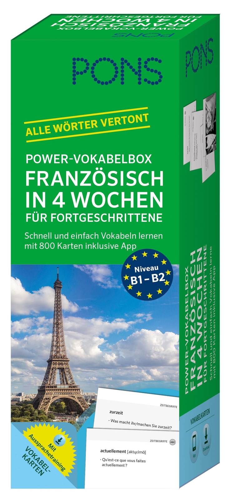 Thumbnail - Pons Power-vokabelbox Französisch In 4 Wochen Für Fortgeschrittene,