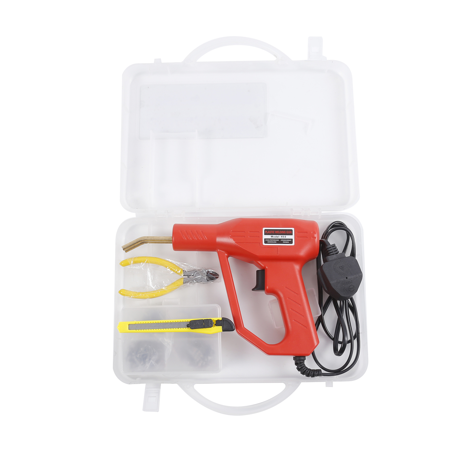 Hot Stapler Gun Plastic Repair Car Bumper Welding Welder Machine Kit W