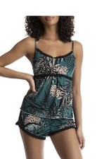 SECRET TREASURES PJs Cami Shorts Sleep Set Size 2X 18-20 Womens New