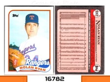 1-1989 TOPPS TRADED BASE BOX SET NOLAN RYAN RANGERS CARD#106T