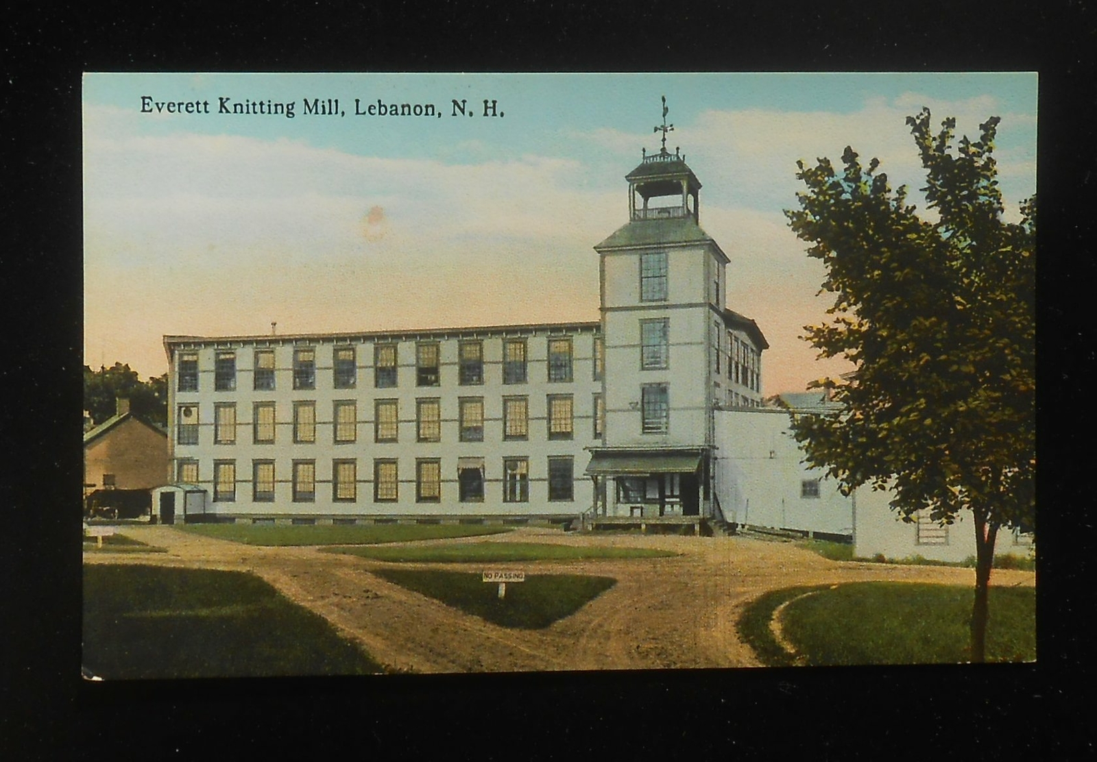 1910s Everett Knitting Mill Factory Textile Weathervane Lebanon NH