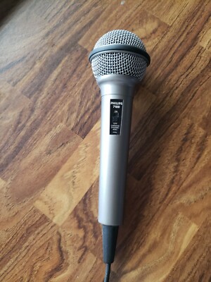 Philips 7100 Cardioid Dynamic Microphone 600 OHMS 