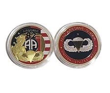 (1) US Army 82nd Airborne Division Challenge Coin Ships Fast/ Free From U.S.
