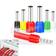 Isolation Wire Crimp Connector Cable Cord Pin End Bootlace Ferrule Terminal Red