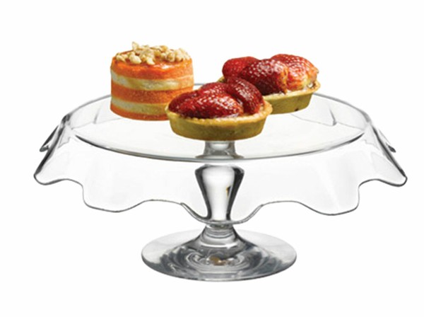 TortenstäNder Kuchenplatte Tortenplatte Mit Fuß Glas Kuchenteller 28Cm Pasabahce-image