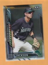 Drew Jackson Seattle Mariners 2016 Bowman Chrome Scouts Updates 1R