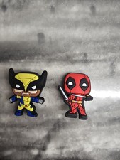 Deadpool  Wolverine Shoe Charms