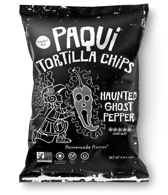3x Paqui Tortilla Chips Ghost Pepper Chilli One Chip Challenge 57g