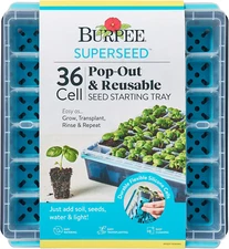 Burpee Superseed Seed Starting Tray | 36 Cell Reusable Seed Starter Tray | for S