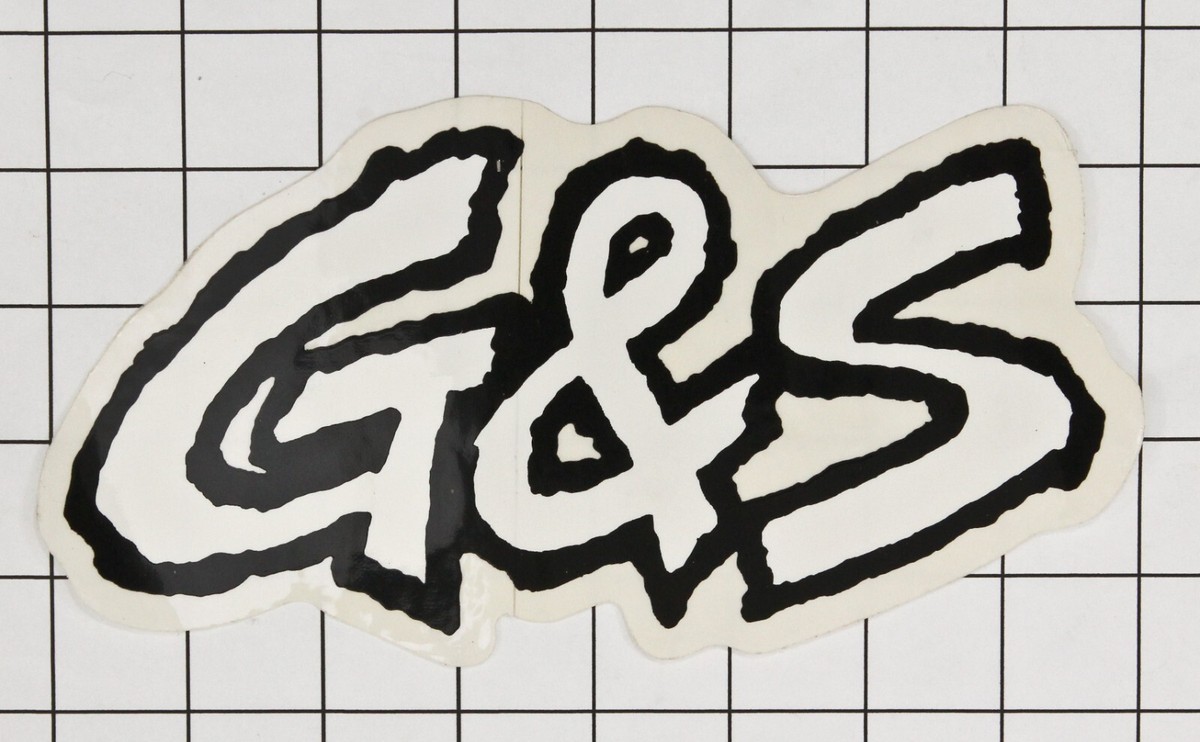 Vintage G&S Gordon & Smith Skate Skateboard Sticker Decal, NEW NOS 