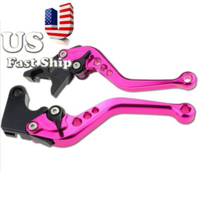 USA Stock Short Brake Clutch Lever For Kawasaki KLX250/D-TRACKER 2008-2016 Pink