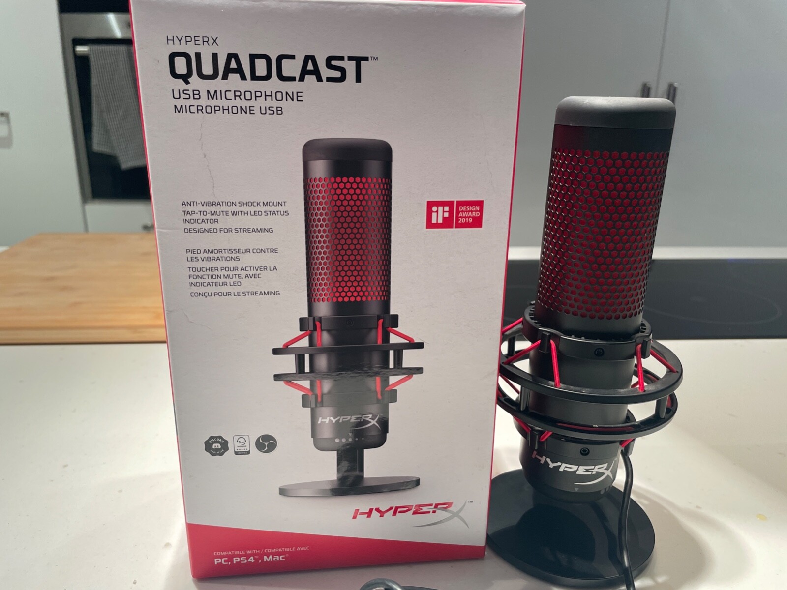 HyperX QuadCast Gaming Microphone eBay