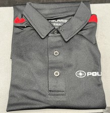CC 6.19 Polaris Black/Red Short Sleeve Sport Dealer Polo Brand New Mens Small