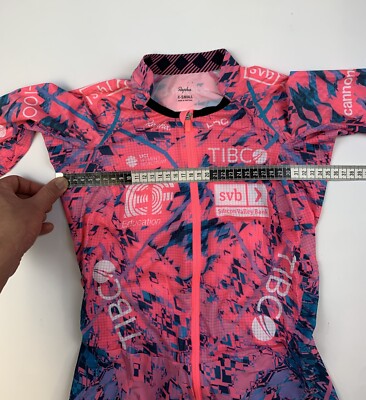 RAPHA PROTEAM GRAVEL JERSEY XS BNWT LIGHT TEAL ORANGE RAPHA PRO