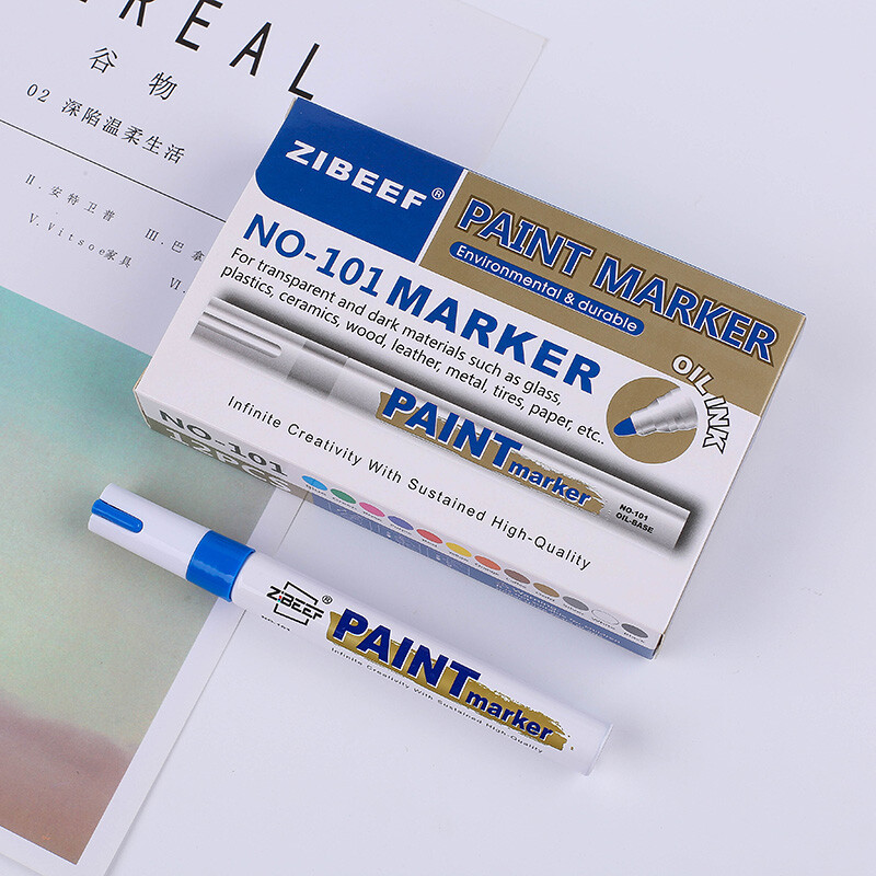 Waterproof Permanent Paint Marker Pen for Car Tyre Tire Tread Rubber Metal Wood