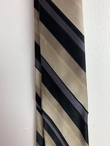 J.ferrar mens necktie tan black gray NWT(25.00) Ah1 - Picture 5 of 7