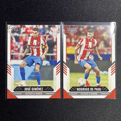  Jose Gimenez + Rodrigo De Paul -ATLÉTICO MADRID- | Panini Score Soccer 21-22 