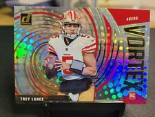 2021 PANINI DONRUSS FOOTBALL TREY LANCE ROOKIE VORTEX INSERT #VTX-TLA