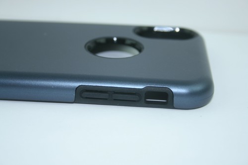 Custodia iPhone X/8 - ZV nera e blu, stock USA - Foto 7 di 9