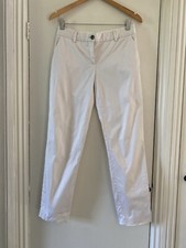 Dolce & Gabbana White Trousers Straight Leg Women’s UK 10