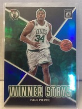 2022-23 Panini Donruss Optic Basketball Paul Pierce Winner Stays Blue Prizm /85