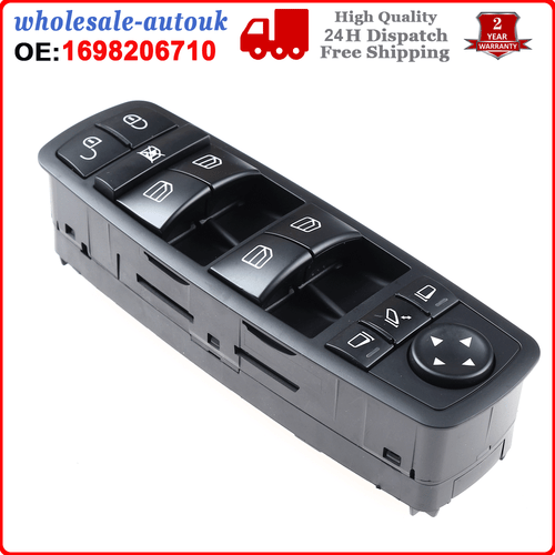 Interruttore alzacristalli elettrico per Mercedes Benz Classe A B W169 W245 A1698206710 - Foto 7 di 9