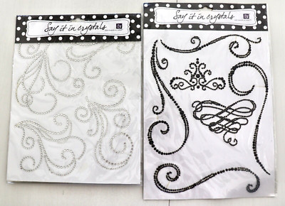 Flat Back /Rhinestones/Pearls/ Scrapbook/Say It In Crystals Embellishments