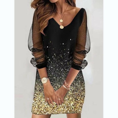 Long Sleeve T-shirt dress Floral 