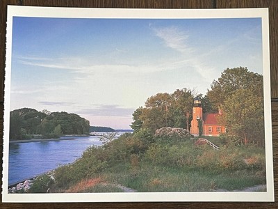 POSTCARD- MICHIGAN, LAKE MICHIGAN, MUSKEGON COUNTY, WHITE RIVER LIGHTHOUSE
