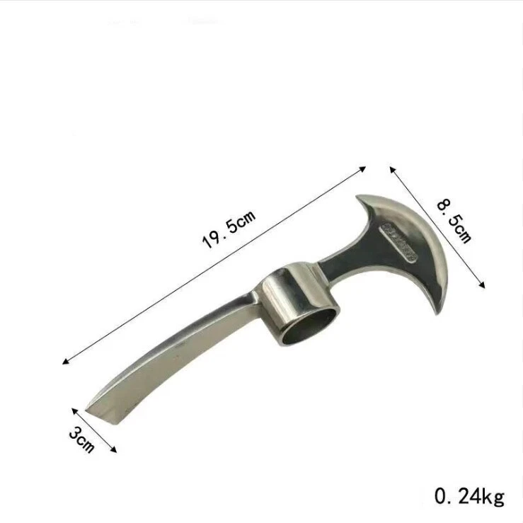 Small Hand Garden Hatchet Tool Double Sided Pick Axe Mattock Head Digging Steel