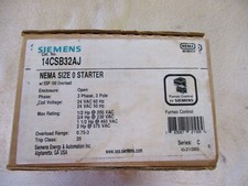 NIB Siemens Size 0 Starter   24VAC Coil          14CSB32AJ