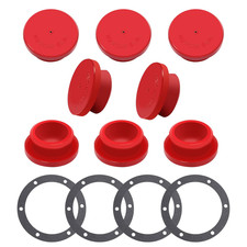 Hubcap Plug and Gasket Set 8 PCS 359-5990 Rubber Plugs and 4 PCS 330-3