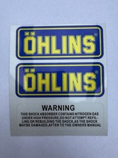 3 x Öhlins Sticker Aufkleber - Premium Vinyl