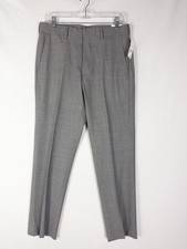 NWT Brooks Brothers Regent Pants Womens 32 Gray Brookscool Pleated Career Wool