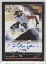 2017 Leaf Ultimate Draft 1992 Gold Stars Nelson Spruce #BG-NS2 Auto 1k5