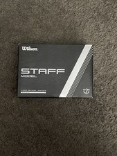 Wilson Staff Model 1 Dozen Golf Balls White BRAND NEW