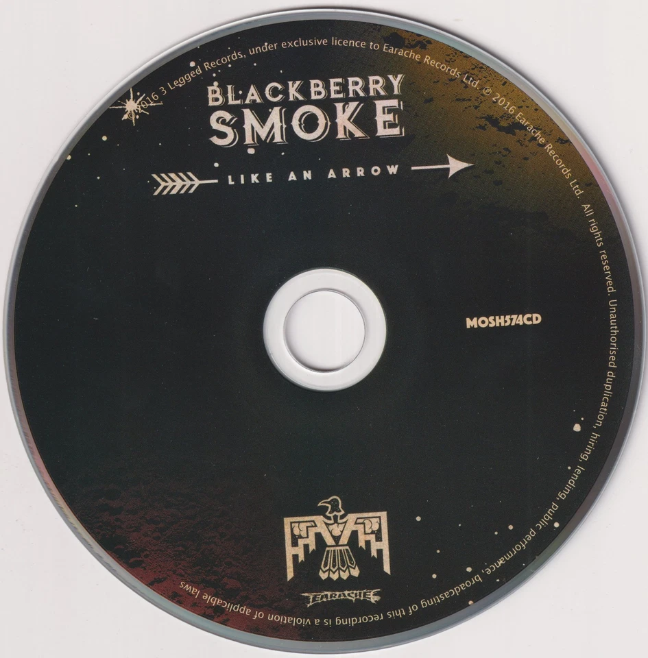 Blackberry Smoke – Like An Arrow CD 2016 Digipak (Earache – MOSH574) - Bild 2 von 3