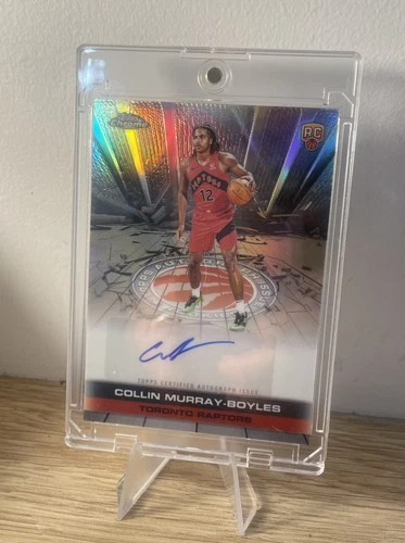 Collin Murray Boyles 2025-26 Topps Chrome Auto Refractor Autograph Issue RC